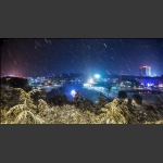 下雪拍摄石油公园A