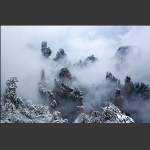 雪后天子山