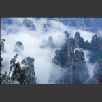 雾凇峰林