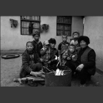 留守家庭合影