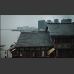 常德河街印象画