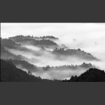 水墨天泉山