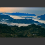 龙凤梯田的早晨