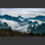 雨后放晴天子山