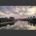 澧水霞光