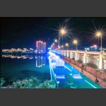 夜拍鹭鸶湾大桥