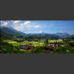 土家山寨一石堰坪村