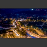 大庸桥公路夜景