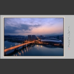 鹭鸶湾大桥的早晨