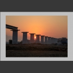 建设中的黔张长高铁