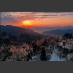 天子山日出