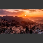 天子山晨曦