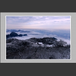 天门山初春雪景