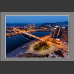 月亮湾大桥夜景