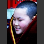 法会上的小喇嘛