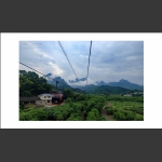 天门山索道春色