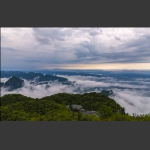天门山云海