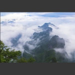 天门山云海