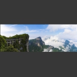 天门山云海