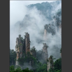 雨后天子山
