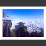 天门山云海