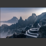 天门山公路奇观