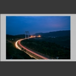 张花高速澧水特大桥夜景