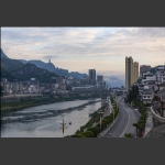 贵州沿河县晨景