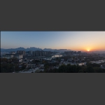 大庸桥夕照