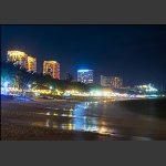 海滩夜色