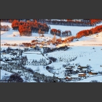 雪村松岭的第一缕曙光