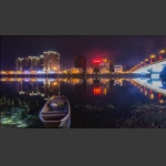 渔舟夜泊