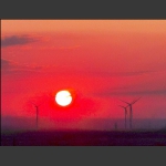 大漠夕阳