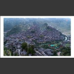 千户苗寨鸟瞰图