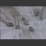 雪地塞车
