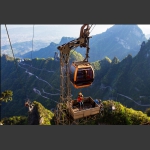 2020天门山索道高空救援演习