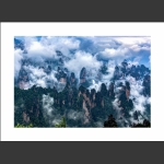 雾绕天子山