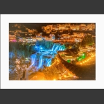 王村瀑布夜景