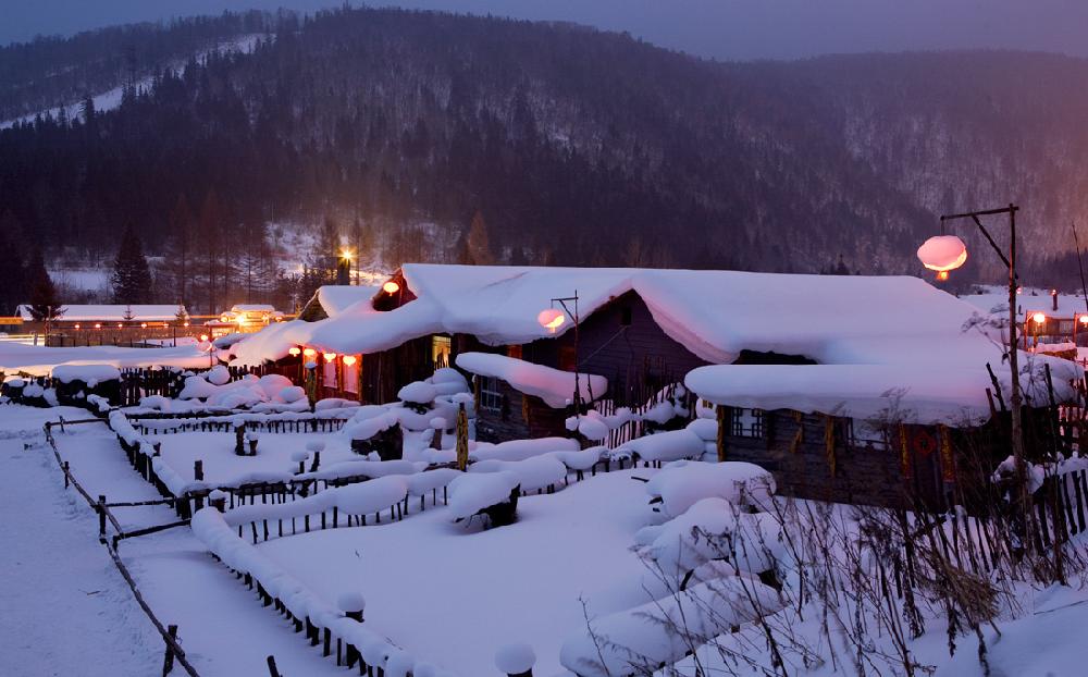 雪乡.夜景