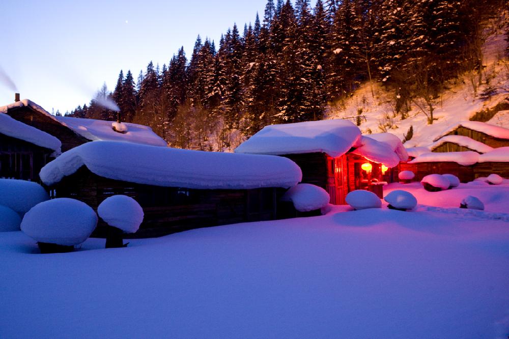 雪乡.夜景