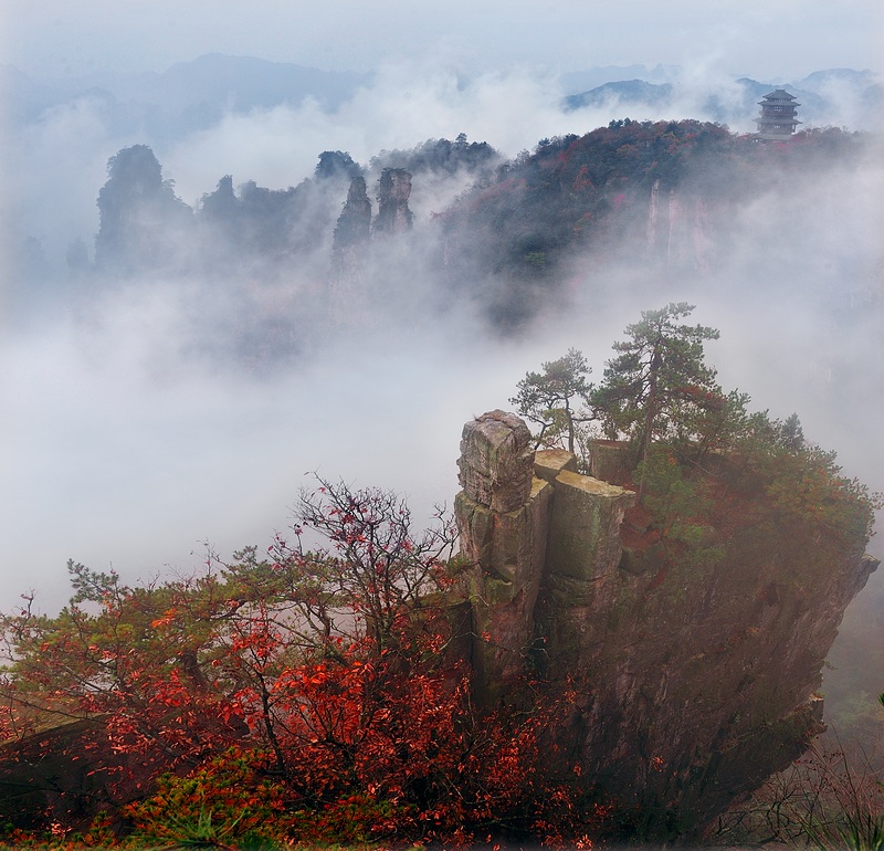 秋染秀峰
