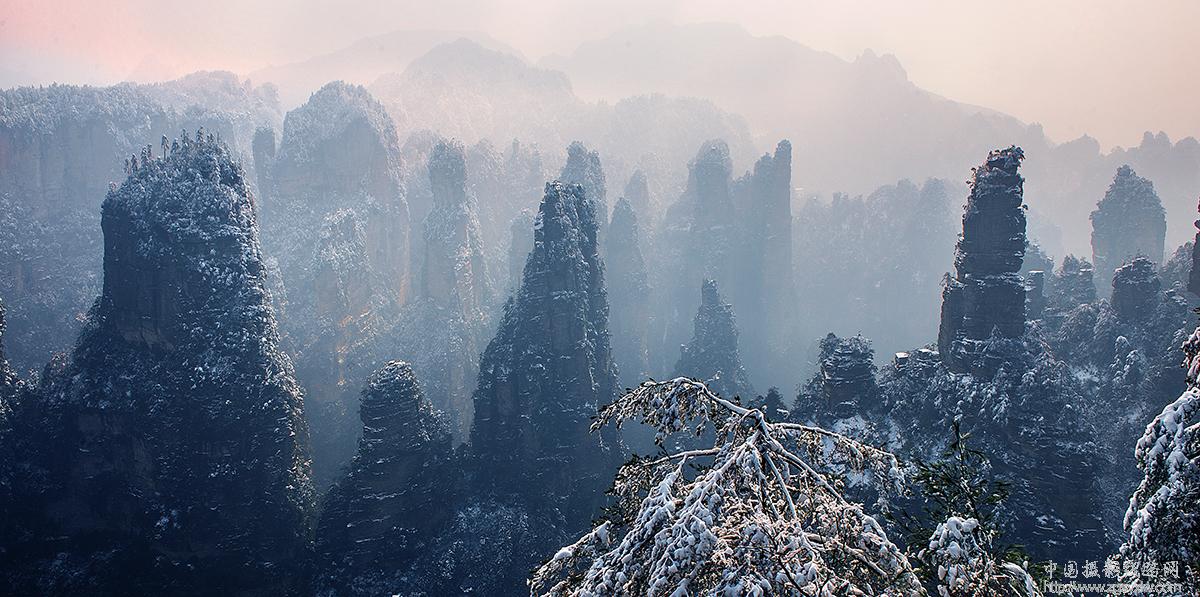 冬雪黄石寨