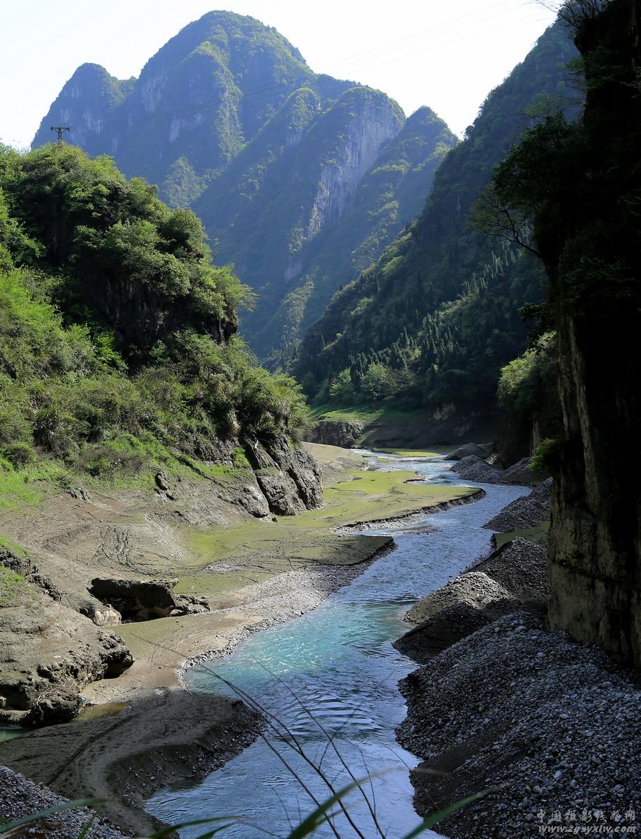 仙人溪河谷