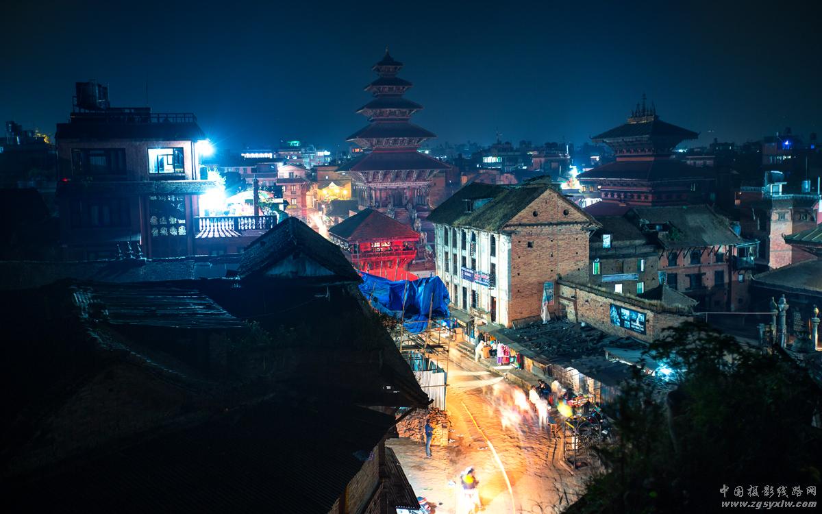 巴塔克普尔的夜（尼泊尔）
