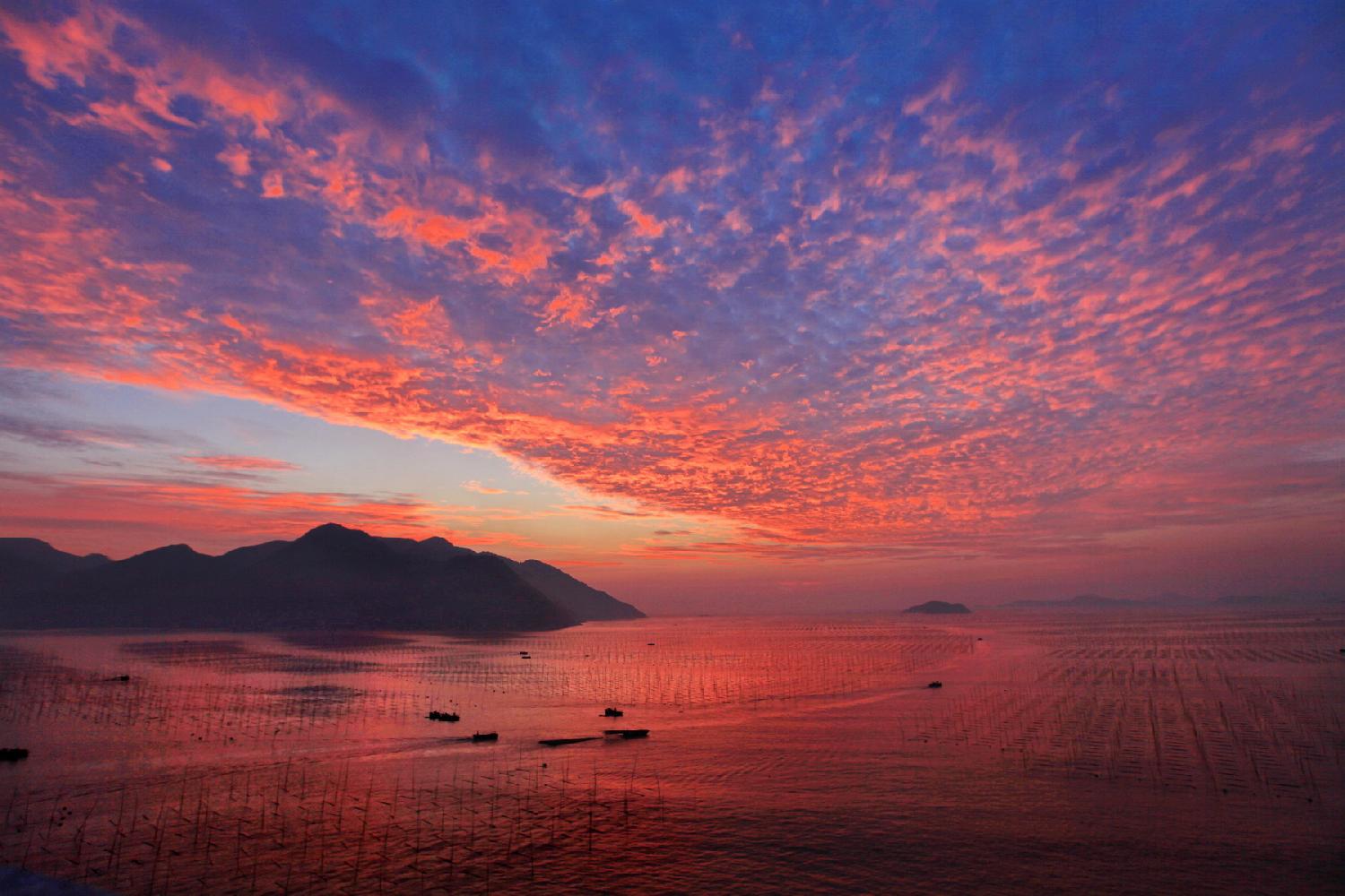 霞浦朝霞