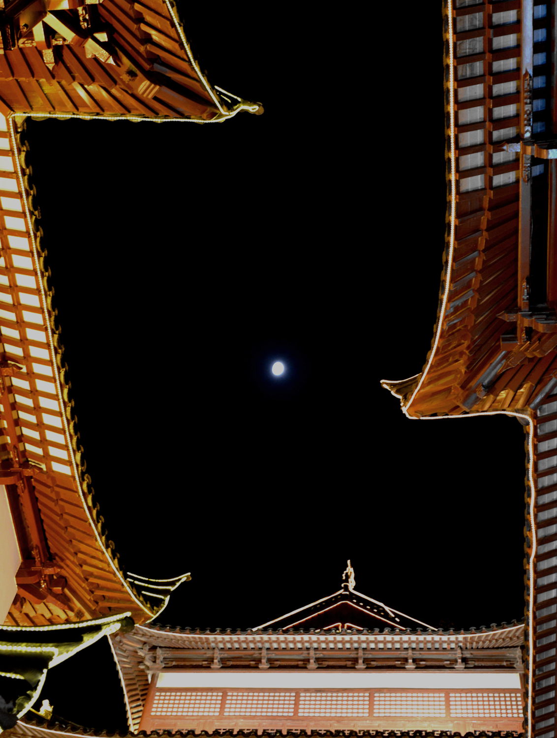 古楼月夜