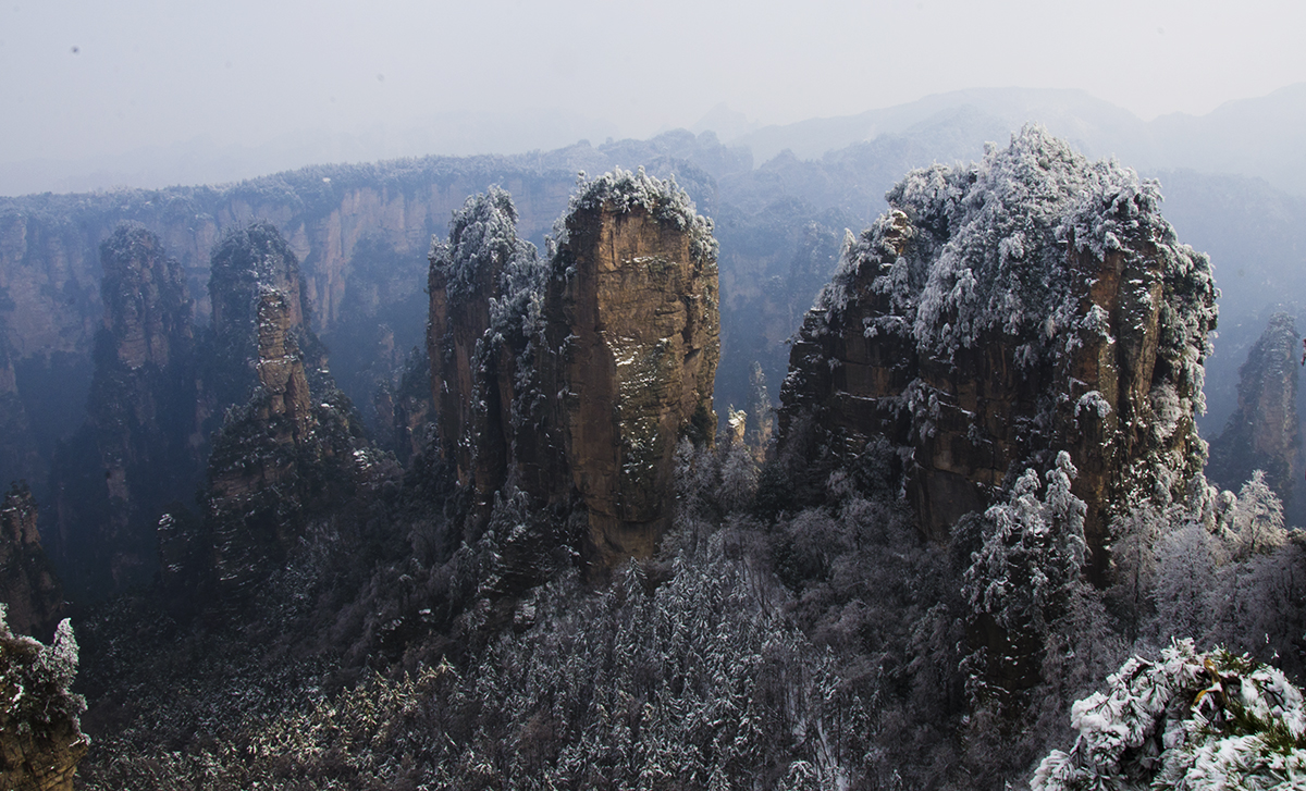 黄石寨.雪