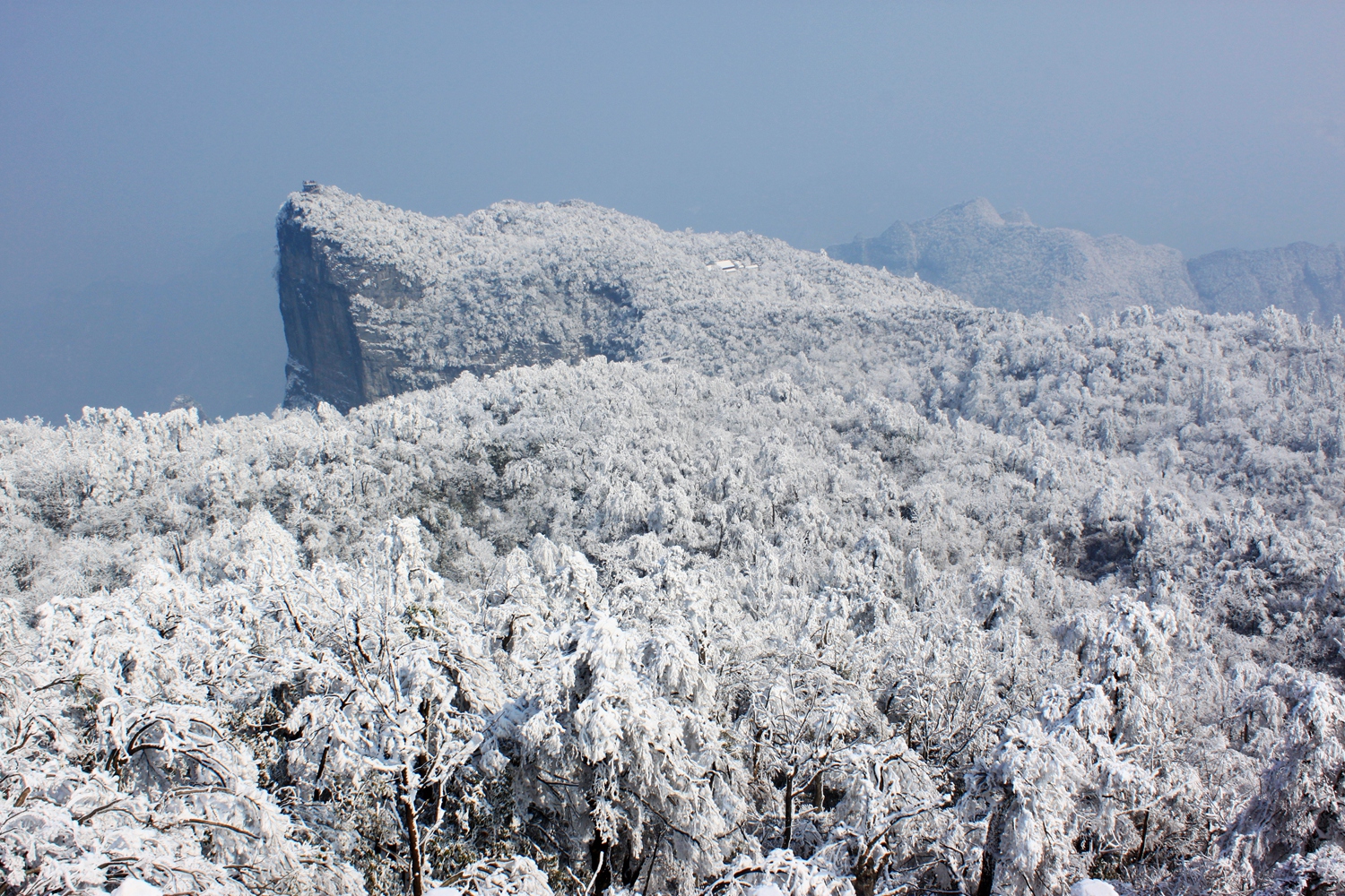 天门山雪2