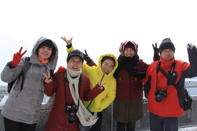天门山赏雪