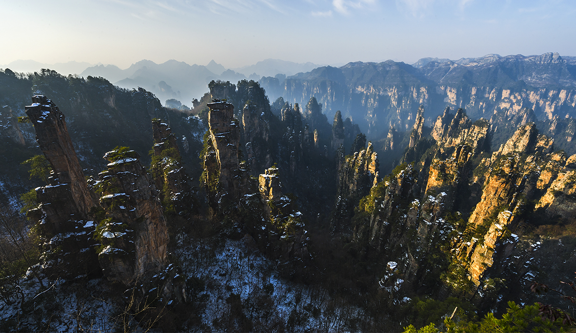 冬日天子山